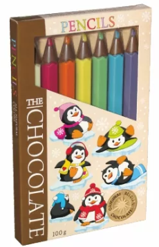 THE CHOCOLATE PINGUIN CHOCOLADE POTLODEN 15 X 100 GR 