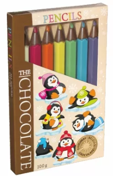 [252503] THE CHOCOLATE PINGUIN CHOCOLADE POTLODEN 15 X 100 GR