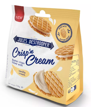 DESTR CRISP'N CREAM VANILLE 8X114GR