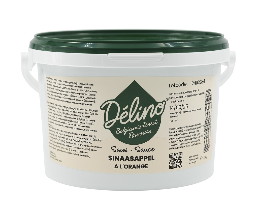 DELINO SINAASAPPELSAUS 3 KG