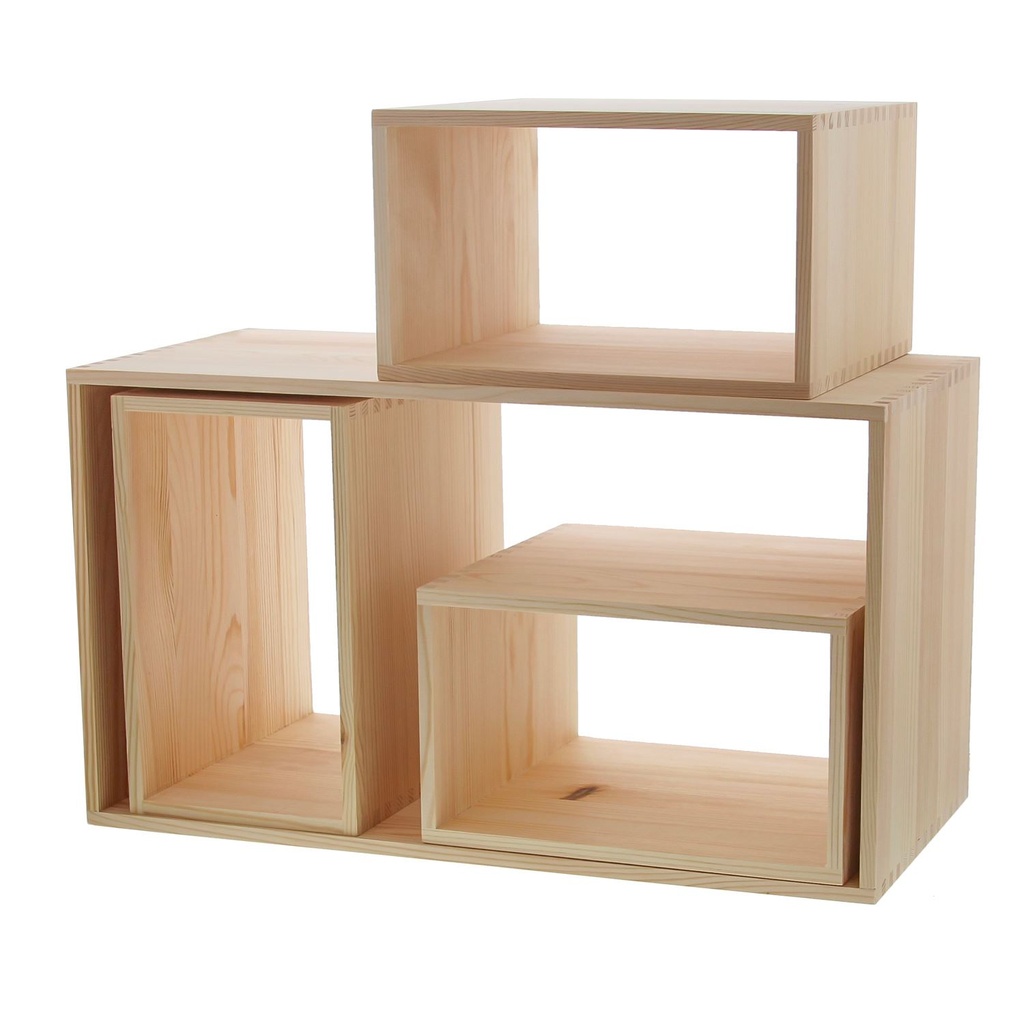 #VERP - DECORATIEBOX RECHTHOEKIG S/4 NATUREL