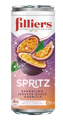 FILLIERS SPRITZ PASSIEVRUCHT 4% BLIK 24 X 25 CL