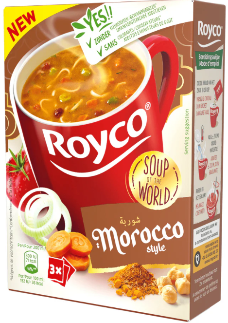 ROYCO MINUTE SOEP MOROCCO 20ST