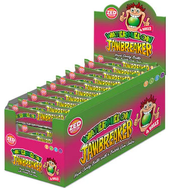 JAWBREAKERS WATERMELON 4-BALLS X 40 ST