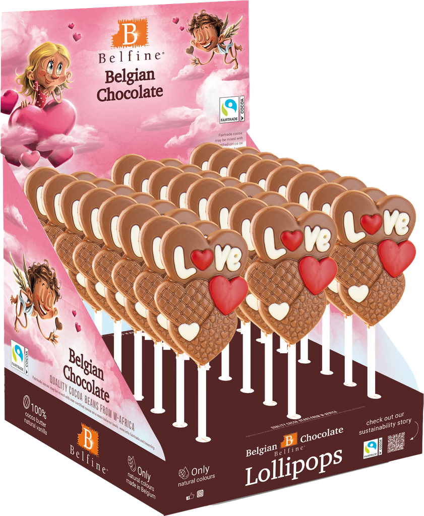 BELFINE LOLLY LOVE HARTJES 24ST