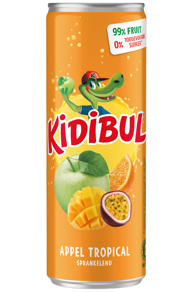 KIDIBUL APPEL/TROPICAL BLIK 24X25CL