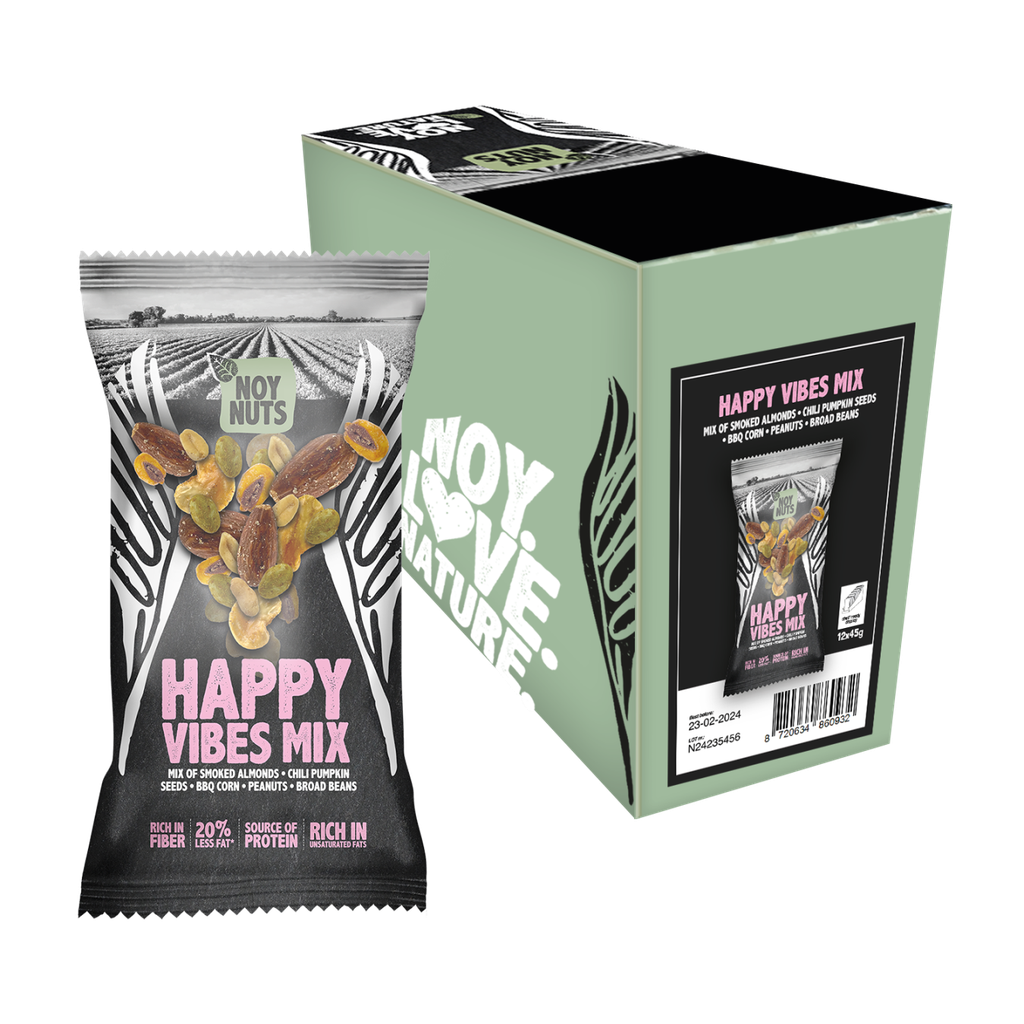 NOY NUTS HAPPY VIBES 12X45GR