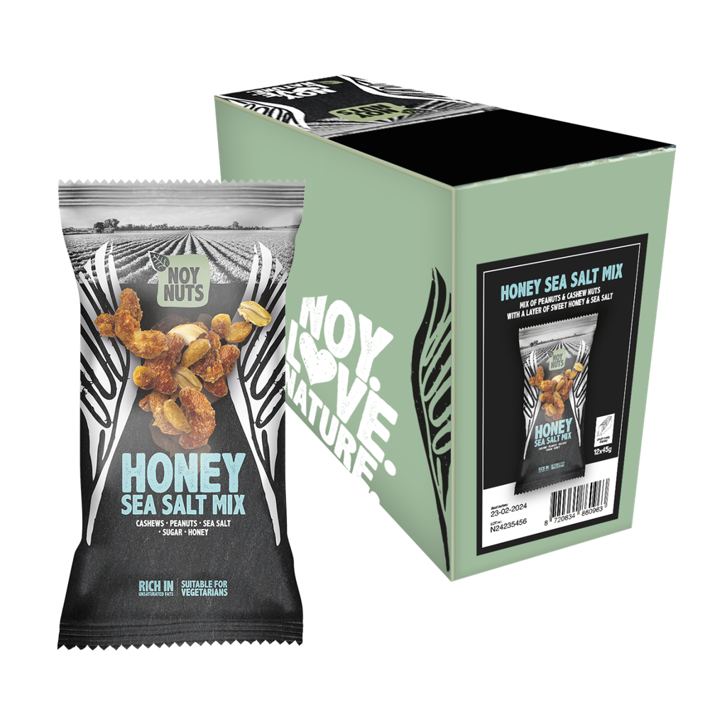 NOY NUTS HONEY SEA SALT 12X45GR