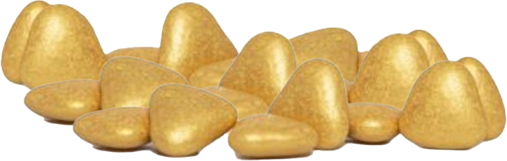 [1409-020] DE BOCK MINI COEURS ( OR ) 1 KG 