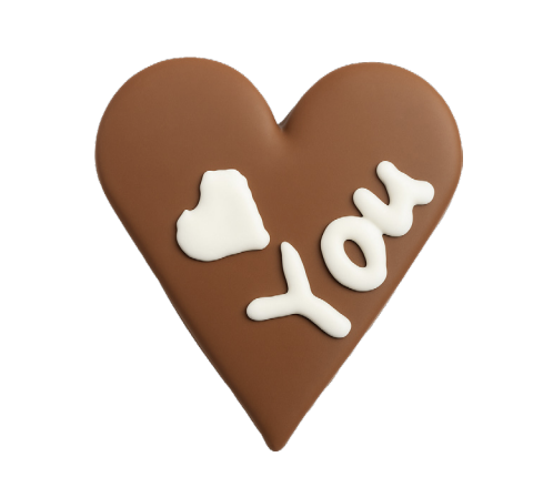 [1.011.104] MALLOWS CHOCOSPEK HART 'I LOVE YOU' 40 STUKS