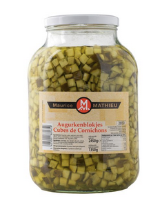 AUGURKBLOKJES 2,5 L (2) <**>   -- BESTELARTIKEL --
