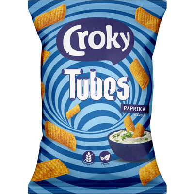 CROKY TUBES NACHO PAPRIKA 25 X 25 GR