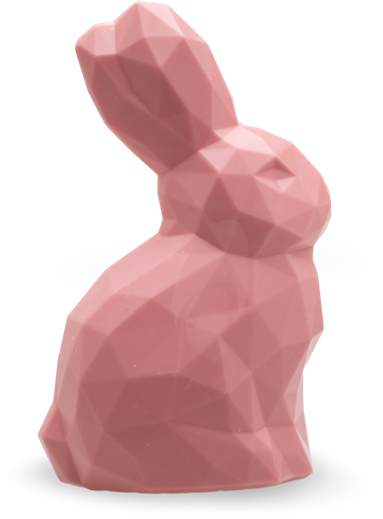 DE CHOCOLATERIE DIAMOND RABBIT ROSE 7 STUKS