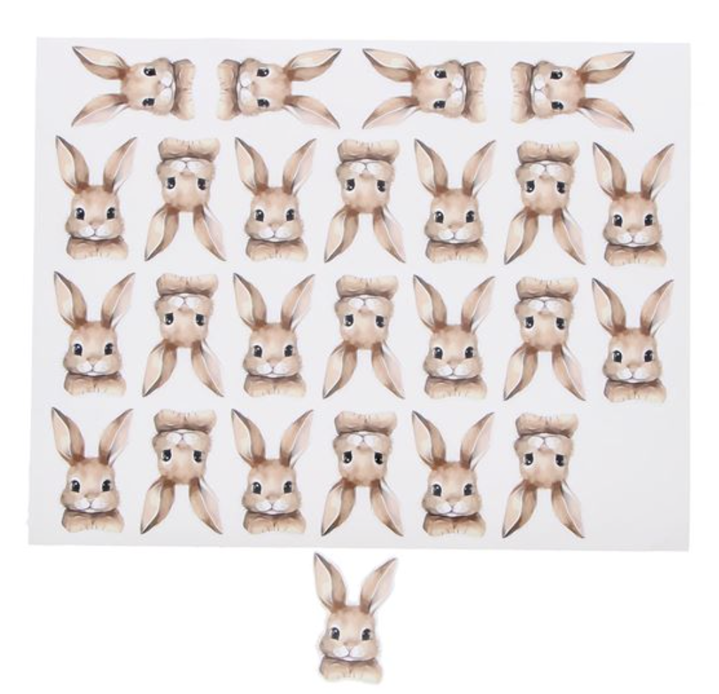 #VERP - STICKER BLINKEND BUNNY HOPPER 25ST