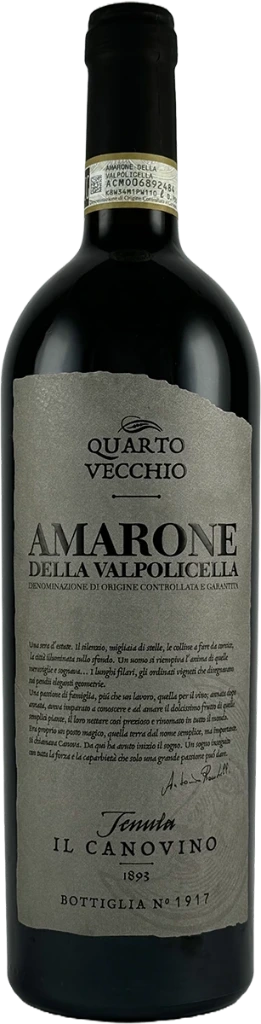 AMARONE DELLA VALPOLICELLA "QUATRO VECHIO"