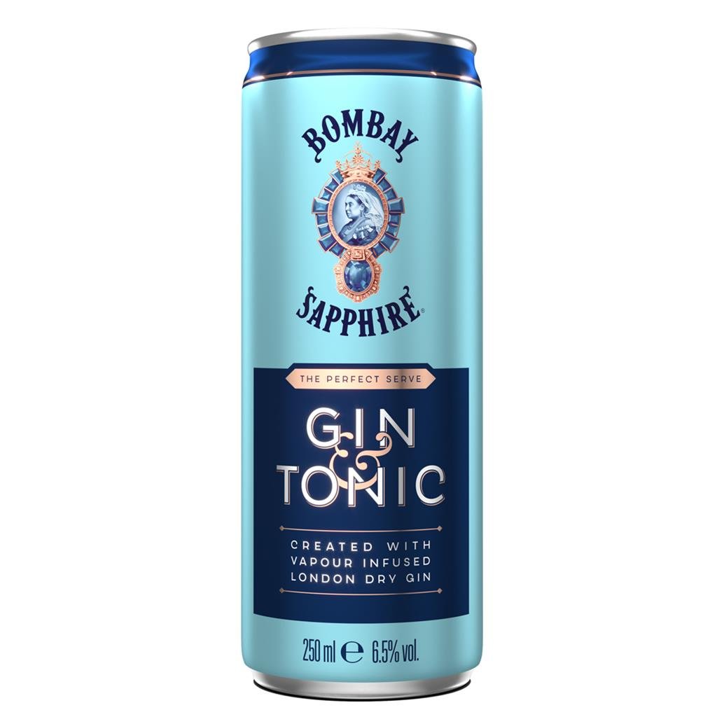 BOMBAY SAPPHIRE BLIK 12X25CL