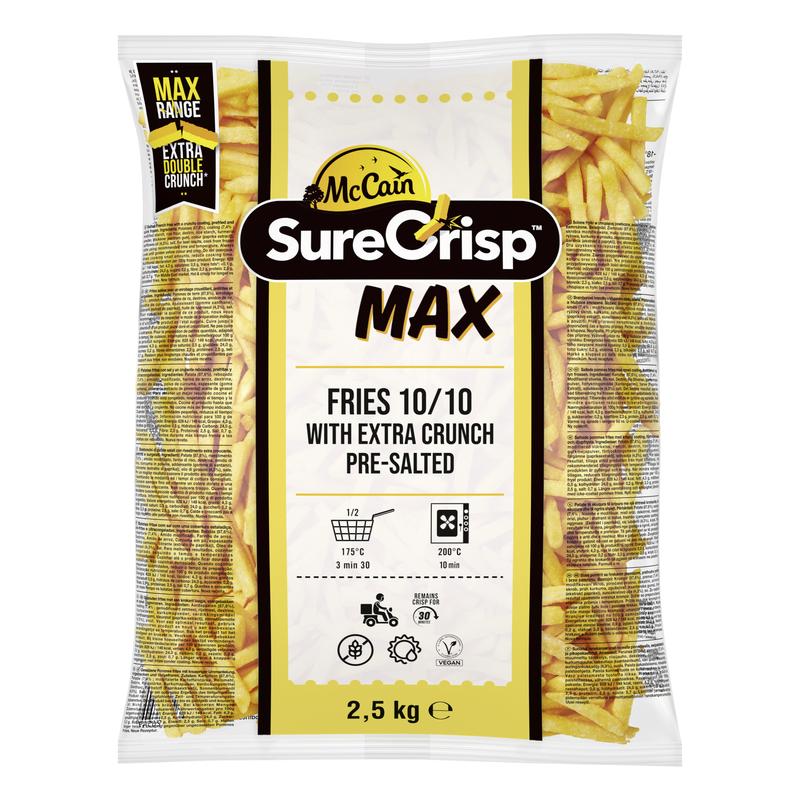 MCCAIN FRIETEN SURE CRISP MAX 10/10 2,5 KG (4) <*_*>