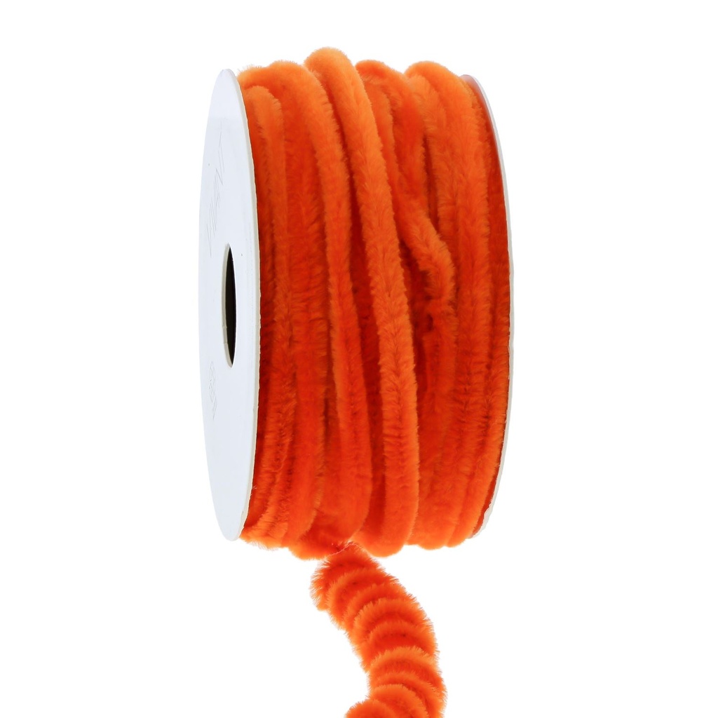 [LIN2537106OR] #VERP - LINT KOORD CHENILLE ORANJE