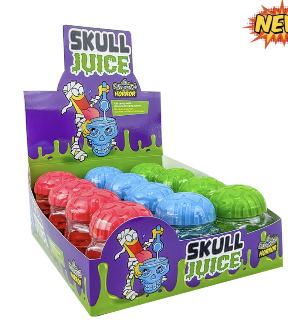 FUNNY CANDY SKULL JUICE 12 STUKS