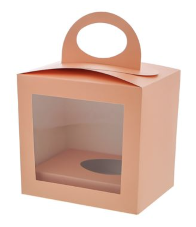 #VERP -  VENSTERDOOS 2 + SOKKEL PEACH (EI 14/16 CM) - 5 ST 