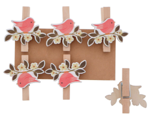 [ACC45853] #VERP - SPELD FLEUR VOGELTJE 12 ST