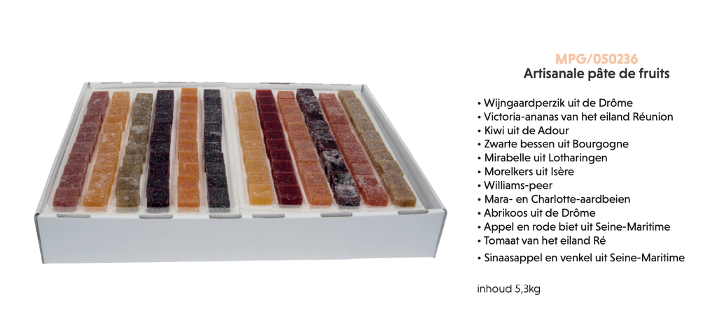 [MPG/050236] MON PARI PATE DE FRUITS ARTISANALE ASS. "REVE" 5,3 KG