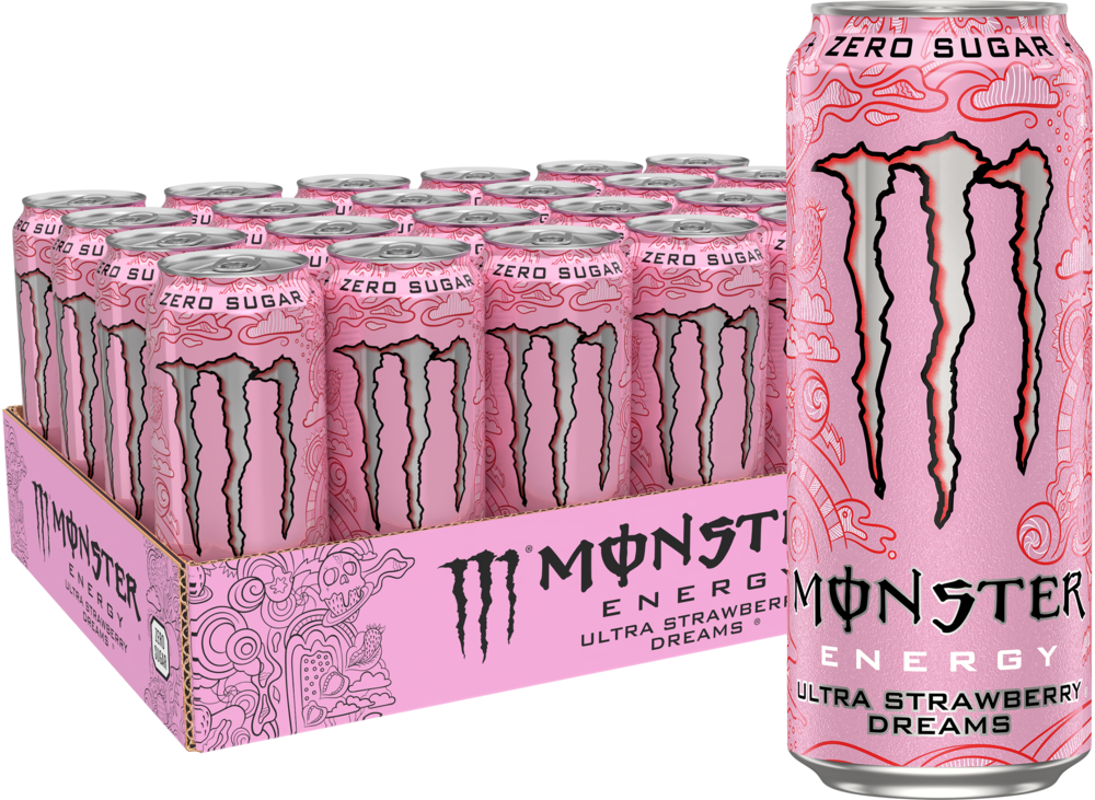 MONSTER BLIK ULTRA STRAWBERRY DREAMS 24 X 50 CL