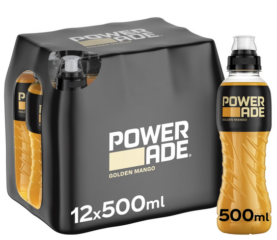 POWERADE GOLDEN MANGO PET 4X6X50CL