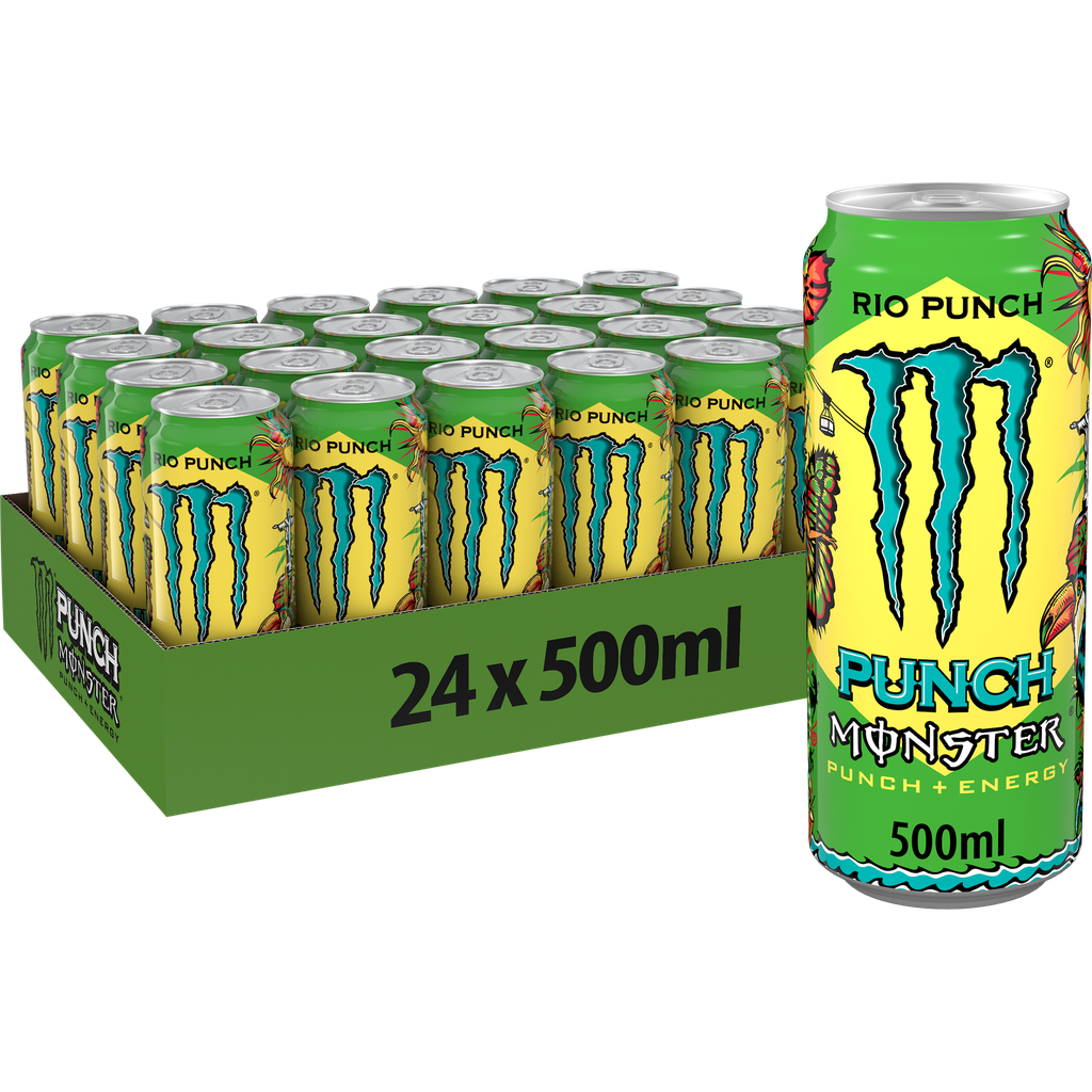 MONSTER BLIK RIO PUNCH 24X 0,5 L