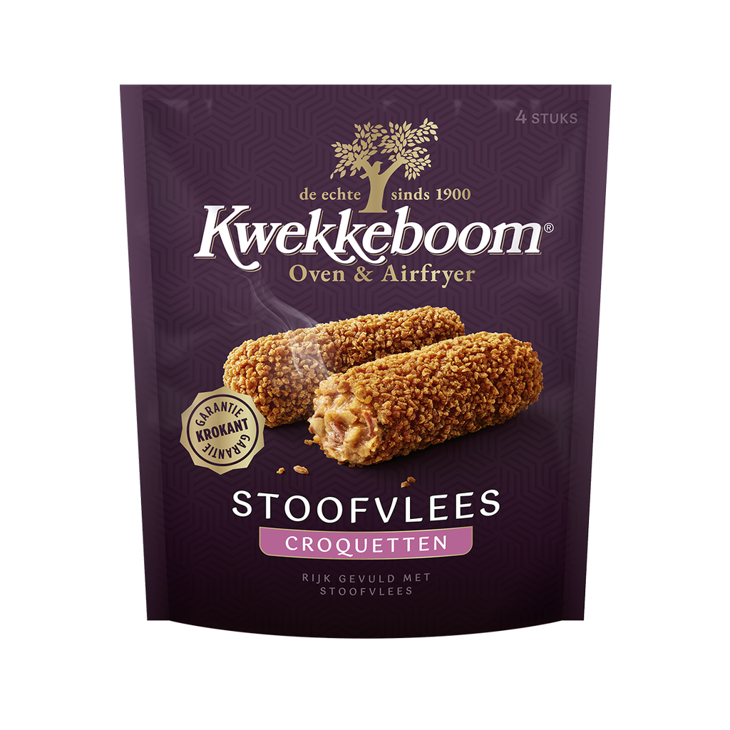 KWEKKEBOOM OVEN STOOFVLEESKROKETTEN 8X4X75GR
