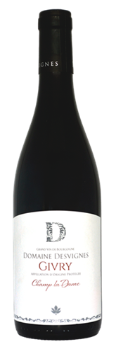 [W002025- 2022] DOMAINE DESVIGNES GIVRY ROUGE "CHAMP LA DAME" 75 CL