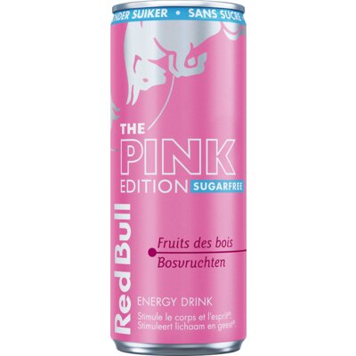 RED BULL SUGARFREE PINK 24X25CL