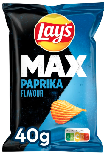 [340062214] LAYS MAX PAPRIKA 20X40GR