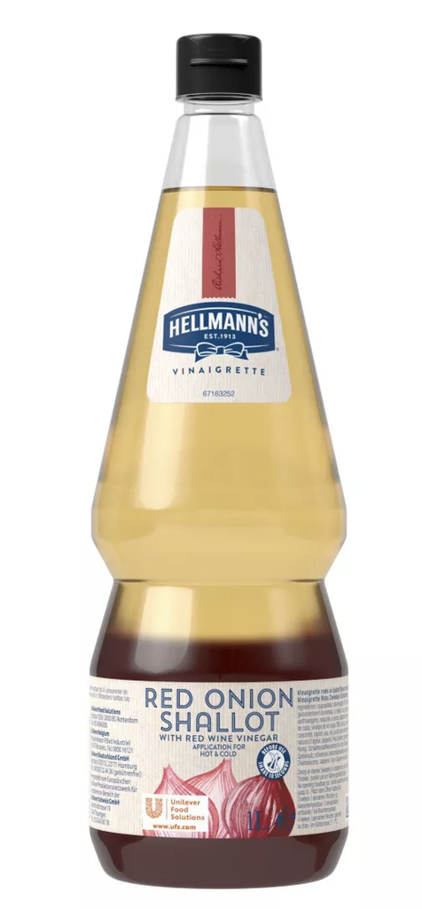 HELLMANS SJALOT & UI ( RED ONION & SJALOT) VINAIGRETTE 1L
