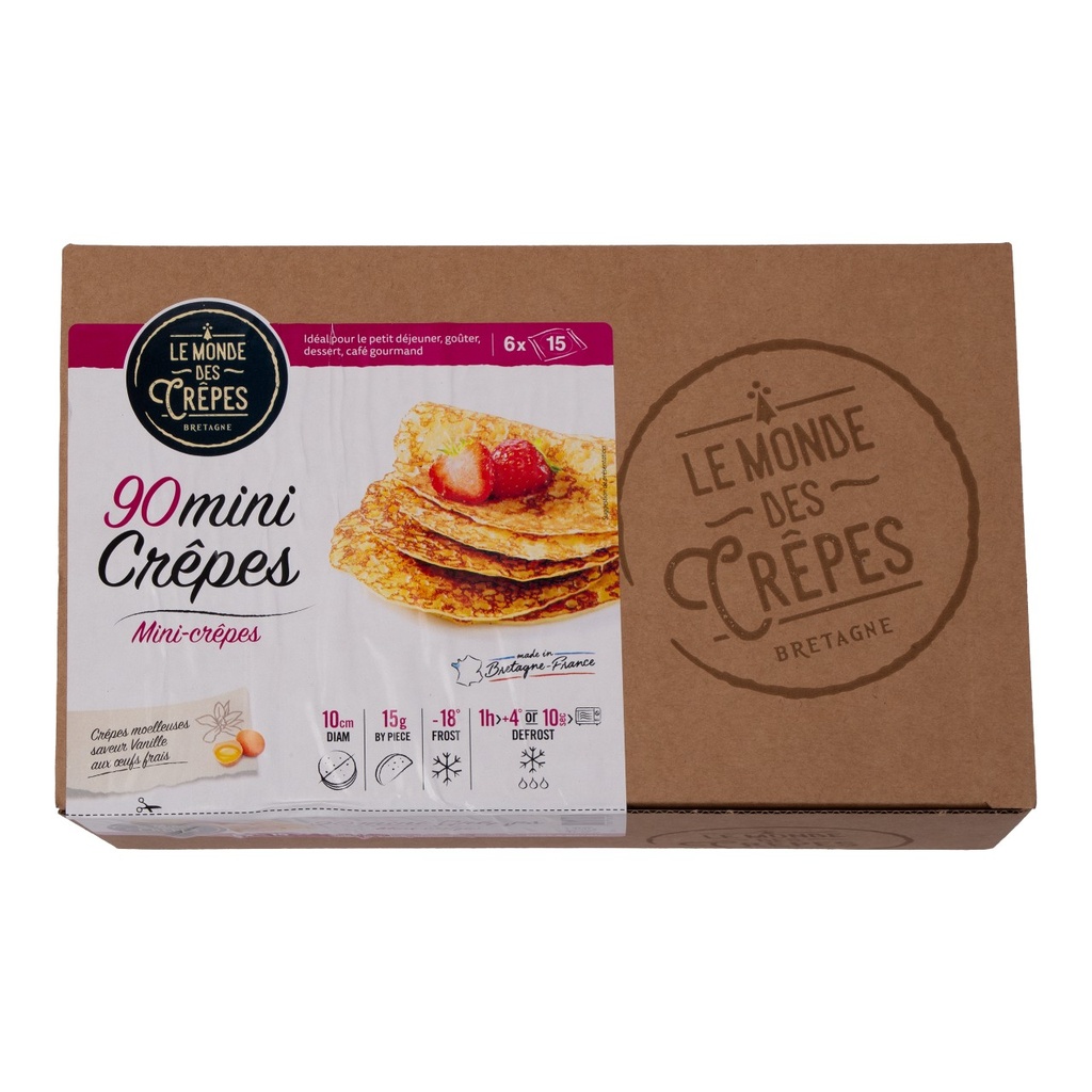 MEKABE C&C MINI CREPES 6X10CM (90x15gr) <*_*>