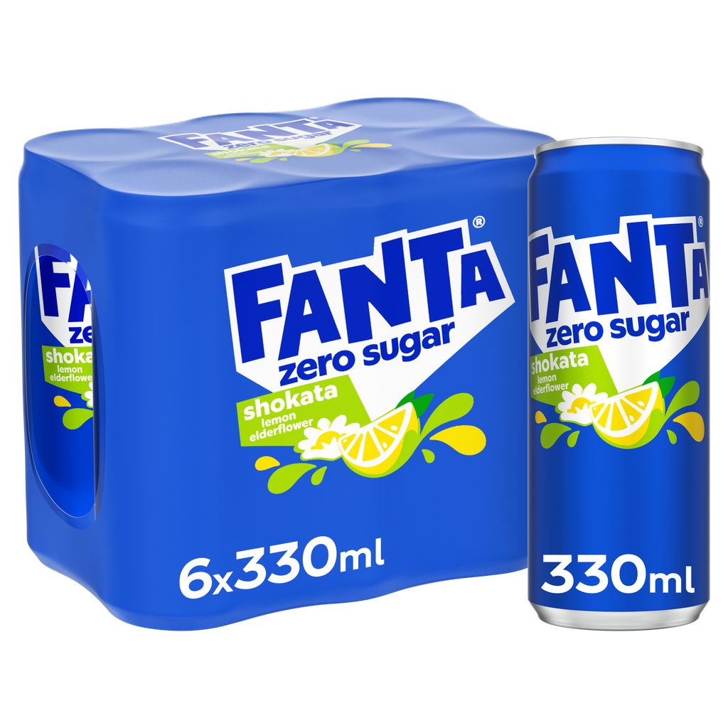 FANTA ZERO SHOKATA BLIK 4X6X33CL