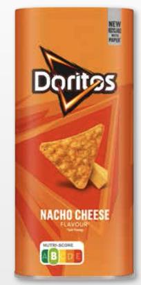 [340061005] LAYS SNACKBOX DORITOS NACHO CHEESE 8 X 140 GR