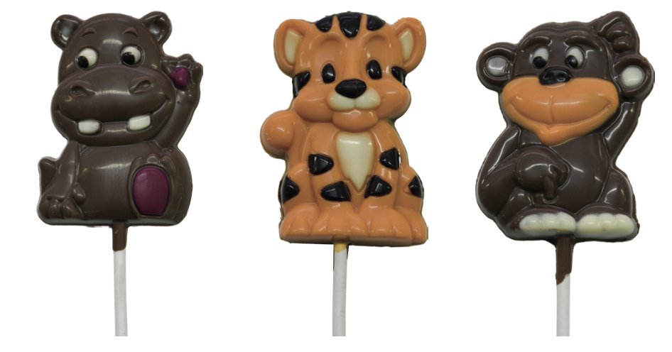 THE CHOCOLATE SUCETTE AU CHOCOLAT SAFARI 30 PCS