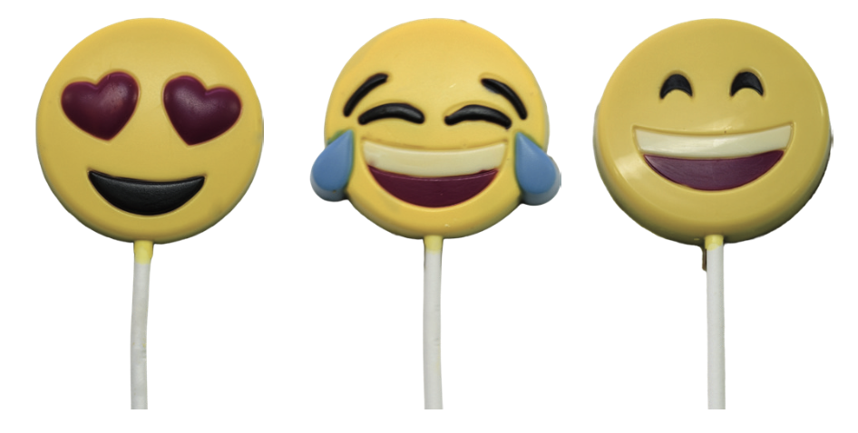 THE CHOCOLATE SUCETTE AU CHOCOLAT EMOJI 30 PCS