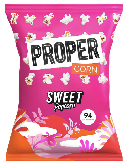 PROPER POPCORN SWEET 8 X 90 GR
