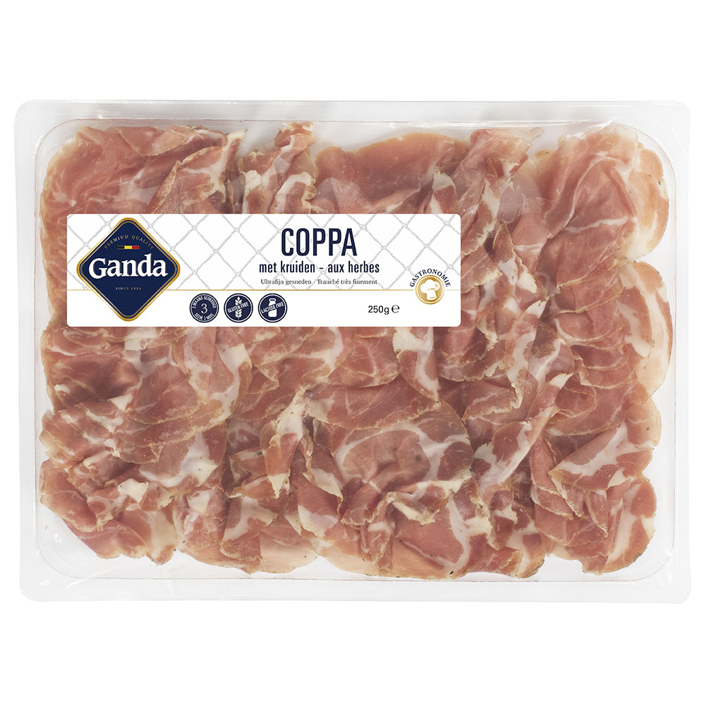 [910066] GANDA CHIFFONADE COPPA MET KRUIDEN 5 X 250 GR <**>