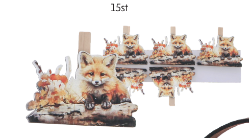 [HER25662] #VERP - SPELDJES VOS 12 STUKS