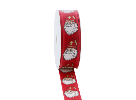 [LIN959425120] #VERP - LINT SINT WAVE HOOFD ROOD 25MM 20M