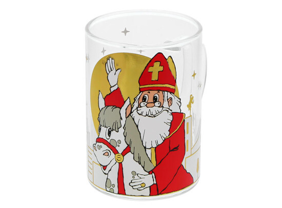 #VERP - GLAS SINT WAVE MET PAARD 6st