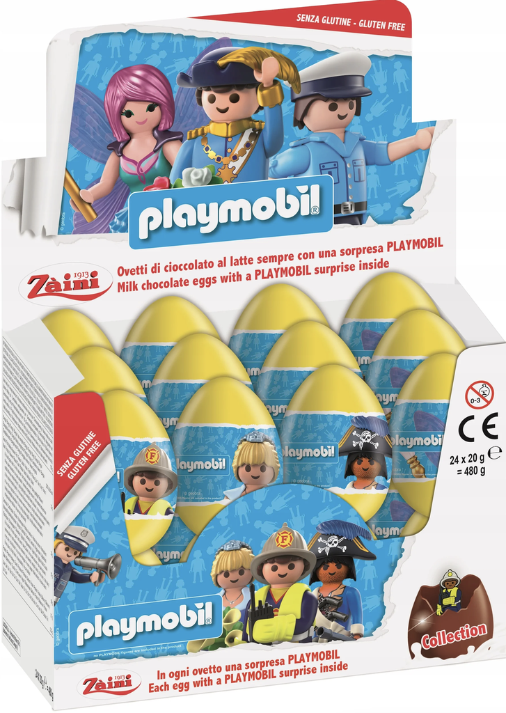 ZAINI PLAYMOBIL EGGS 24 ST
