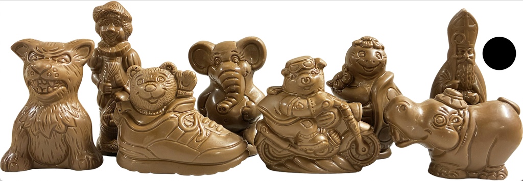 [LINS003] DELICE SINTERKLAAS HOLGOED ASS FONDANT ( 50-55 GR ) - 1,5 KG