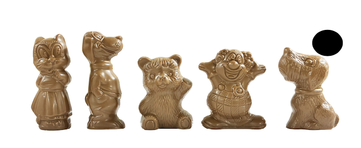 DELICE MINI FIGUURTJES FONDANT 20GR - 1,5KG