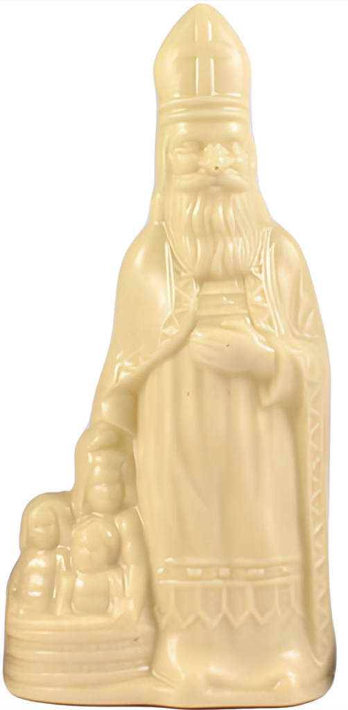 DELICE SINTERKLAAS 25CM WIT 220GR - 4ST