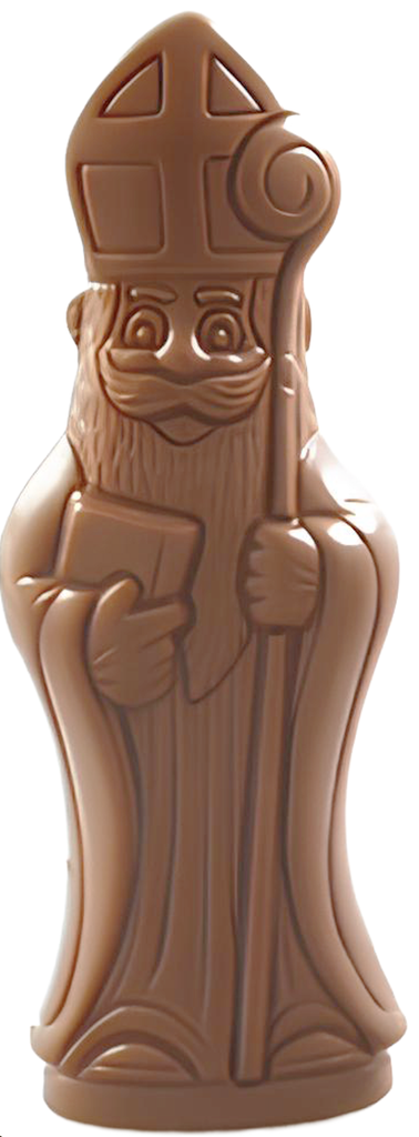 DELICE SINT MET STAF EN BOEK 18,5CM MELK 120GR - 8ST