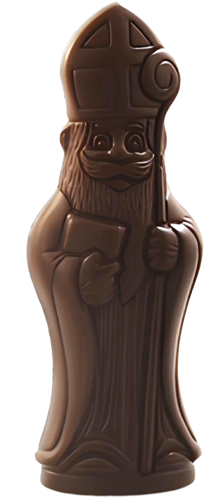 DELICE SINT MET STAF EN BOEK 18,5CM FONDANT 120GR - 8ST